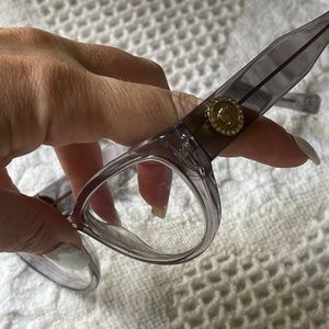 Authentic Versace Gray Women's Glasses (Has Prescription needs to be replaced)